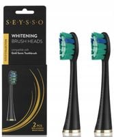 Końcówki do szczoteczki Seysso Gold Black SE0302B soniczne 2 sztuki