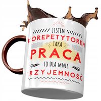 Kubek Bordowy Dla Korepetytora Na Prezent Z Nadrukiem Ze Zdjęciem