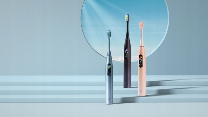 OCLEAN X Pro szczoteczka soniczna do zębów fiolet zdjęcie 7