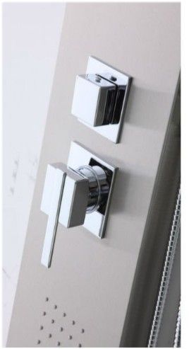 Stalowy panel prysznicowy Avan na Arena.pl