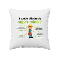 Z czego składa się super rolnik - poduszka na prezent