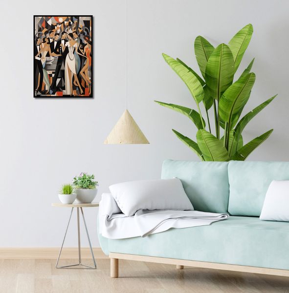 Plakat 39,5x55cm Bal w Art Deco zdjęcie 4