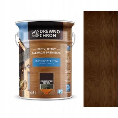 DREWNOCHRON IMPREGNAT EXTRA 4,5L PALISANDER ŚREDNI zdjęcie 1
