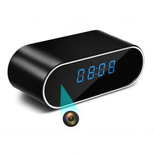 BUDZIK ZEGAR Z MINI KAMERA SZPIEGOWSKA UKRYTA WiFi na Arena.pl