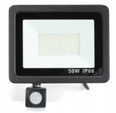 Naświetlacz Lampa Halogen LED 50W Czujnik Ruchu