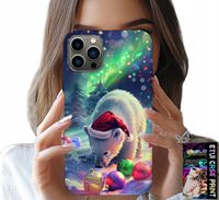 ETUI DO IPHONE 12 PRO - ŚWIĄTECZNY NIEDŹWIEDŹ BOMBKI CASE +FOLIA