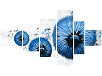100CM 180CM OBRAZ 6 ELEM NIEBIESKIE DMUCHAWCE ŚCIENNY