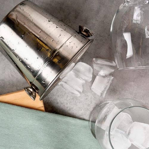 Wiaderko do lodu stalowe 700 ml na Arena.pl