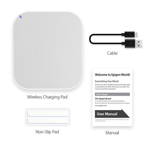 SPIGEN F302W WIRELESS CHARGER WHITE na Arena.pl