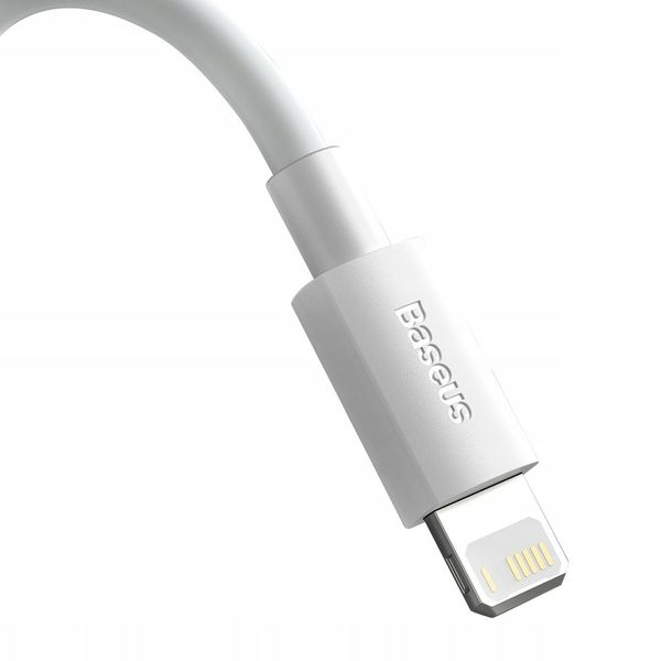 BASEUS MOCNY KABEL USB - LIGHTNING DO IPHONE IPAD PRZEWÓD 2.4A 1.5M 2SZT zdjęcie 14