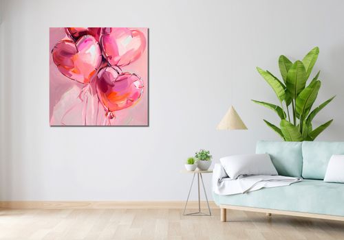 Obraz 90x90cm Miłość w Powietrzu na Arena.pl