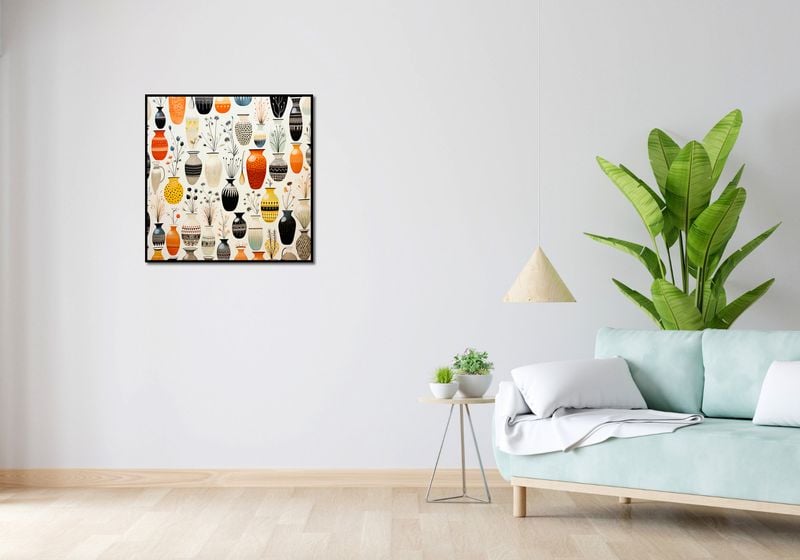 Plakat 70x70cm Symfonia Wazonów zdjęcie 4