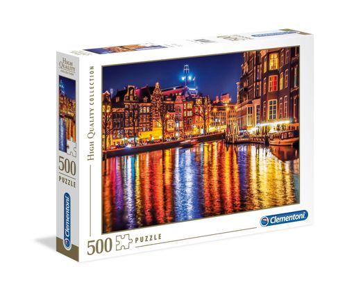 PUZZLE 500 CLEMENTONI AMSTERDAM 35037 na Arena.pl