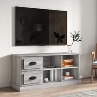 Szafka pod TV, szary dąb sonoma, 102x35,5x47,5 cm