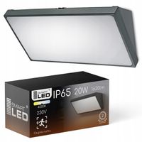 Kinkiet ogrodowy Smartled szary zintegrowane źródło LED 20 W