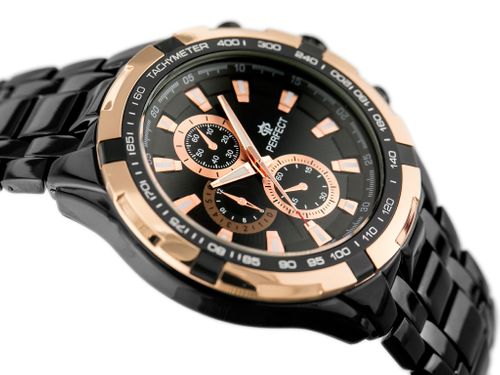 PERFECT - MILTON - black/gold (zp112b) na Arena.pl