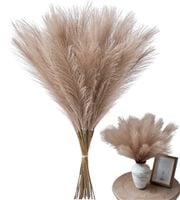 Trawa pampasowa sztuczna 20szt trzcina brązowa dekoracyjna KW4_Khaki_20szt