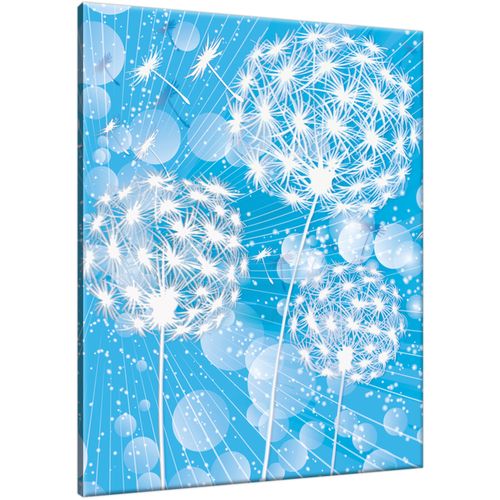 Obraz 40X50 Dmuchawce Abstrakcja Błękitne Tle na Arena.pl