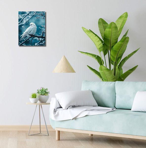 Obraz 30x40cm Perłowy Ptak zdjęcie 2