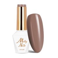 Lakier hybrydowy LED/UV Gel Polish MollyNails Delicate Woman Nr 62 8g