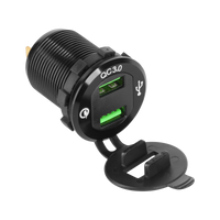 PY-CHR0004 adowarka samochodowa 2xUSB z funkcj