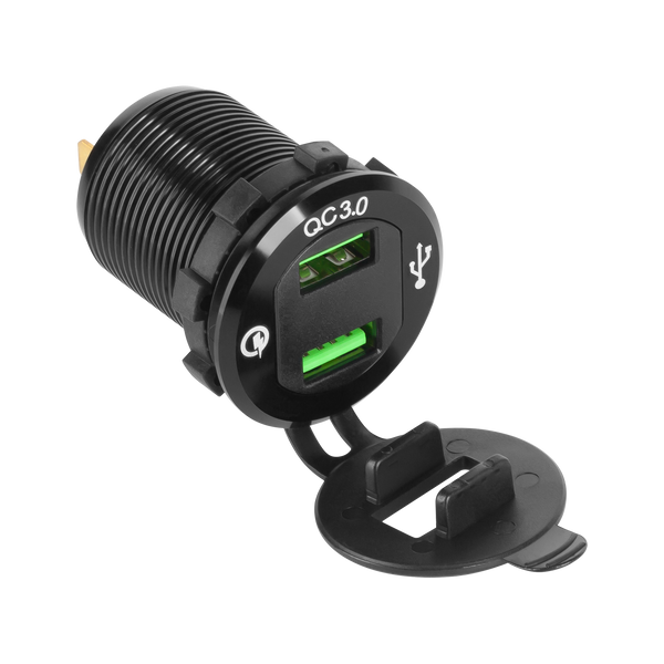 PY-CHR0004 adowarka samochodowa 2xUSB z funkcj zdjęcie 1