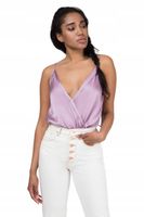 Tommy Hilfiger Body damskie liliowe ZENDAYA SATIN r.14