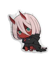 Poduszka Chibi Darling in the Franxx - Zero Two