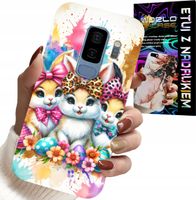 ETUI DO SAMSUNG GALAXY S9 PLUS - KRÓLICZKI, ŚWIĄTECZNE, KRÓLIK, WIELKANOC