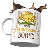 Kubek Dla Borysa Syna Na Dzień Dziecka Prezent Z Nadrukiem Ze Zdjęciem