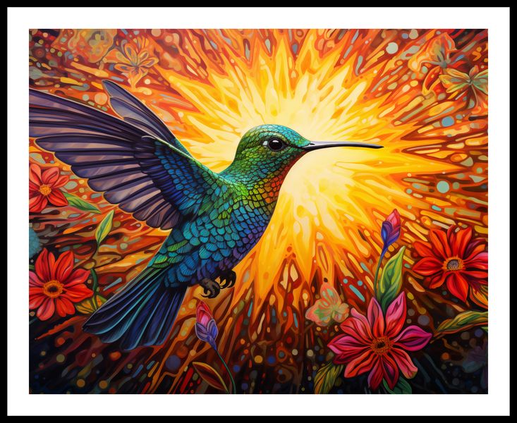 Plakat 76x60,5cm Koliber Barw zdjęcie 3