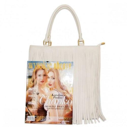 Borsa in Pelle Shopper Sofia Ecru na Arena.pl