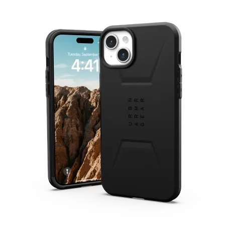 etui uag civilian magsafe do iphone 15 plus - czarne na Arena.pl