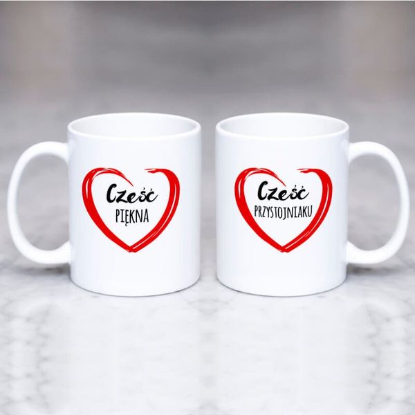 Kubek z napisem - Cześć piękna zdjęcie 2