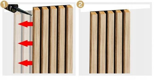 LAMELE NA FILCU 46x275 ŚCIENNE PANELE AKUSTYCZNE DĄB NATURALNY WOTAN INNE na Arena.pl