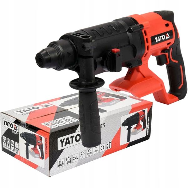 YATO MŁOTOWIERTARKA 18V AKU. WIERTARKA młot 2,4J UDAROWY 3 FUNKCJE SDS PLUS zdjęcie 1