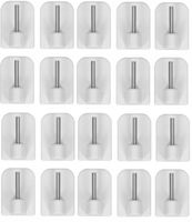 HACZYK samoprzylepny firan zazdrostki 100szt kolor BIAŁY montaż na