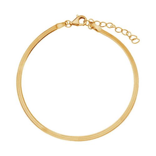 srebrna pozłacana bransoletka żmijka - bsc6593y na Arena.pl