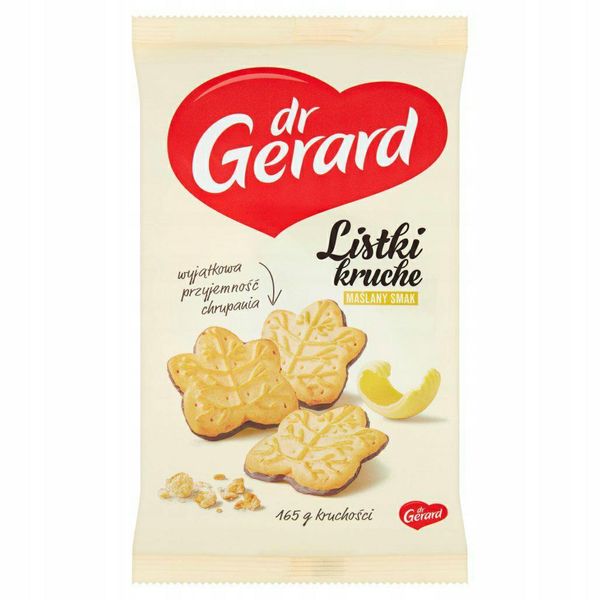GERARD LISTKI KRUCHE MAŚLANE 165G zdjęcie 1