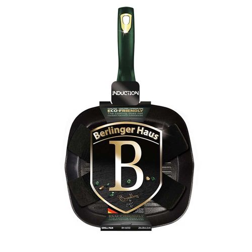 patelnia tytanowa grillowa berlinger haus 28cm bh-6050 emerald na Arena.pl