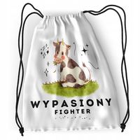 Plecak Sportowy Szkolny Fightera Worek Torba Z Nadrukiem Ze Zdjęciem