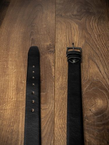 elegancki pasek męski ze skóry naturalnej  - rovicky 95 na Arena.pl