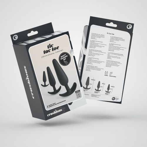 Crushious Tic Tac Toe Anal Plugs Training Set na Arena.pl