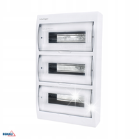 Rozdzielnica natynkowa 3x12 IP40 zaciski 36N+36PE Schelinger