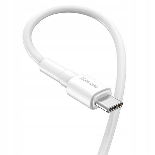 Baseus Kabel USB-C - 100 cm | Kolor: Biały na Arena.pl