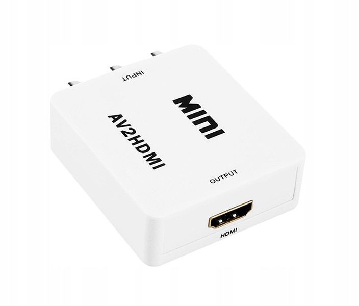 Adapter konwerter sygnału AV RCA CINCH do HDMI zdjęcie 5