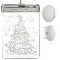 witraż led 3d- choinka 17225