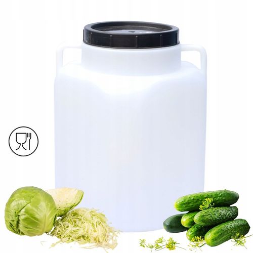 BECZKA PLASTIKOWA 50 L DO KISZENIA KAPUSTY NA WODĘ DESZCZÓWKĘ OGÓRKI NOWA na Arena.pl