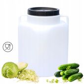 BECZKA PLASTIKOWA 50 L DO KISZENIA KAPUSTY NA WODĘ DESZCZÓWKĘ OGÓRKI NOWA