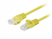 Patchcord Lanberg UTP kat.6 1,5m żółty 10-Pack